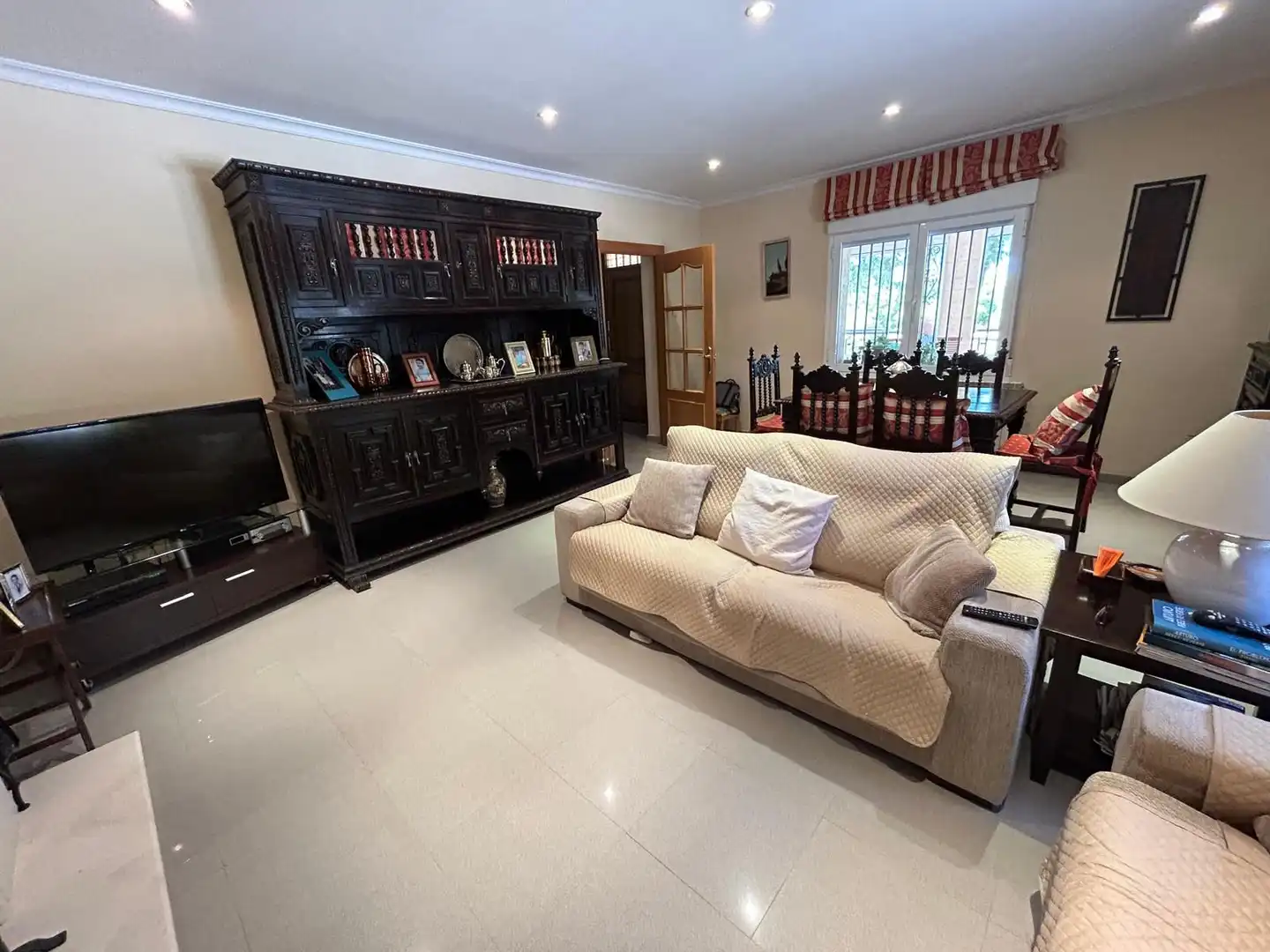 Living room of Houses for sale in Alcolea de Calatrava  with Air Conditioner, Heating and Terrace