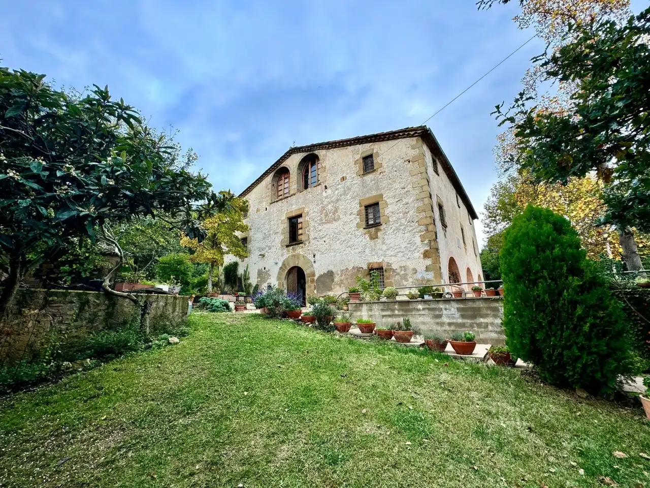 Vista exterior de Finca rústica en venta en Anglès con Jardín privado, Terraza y Piscina