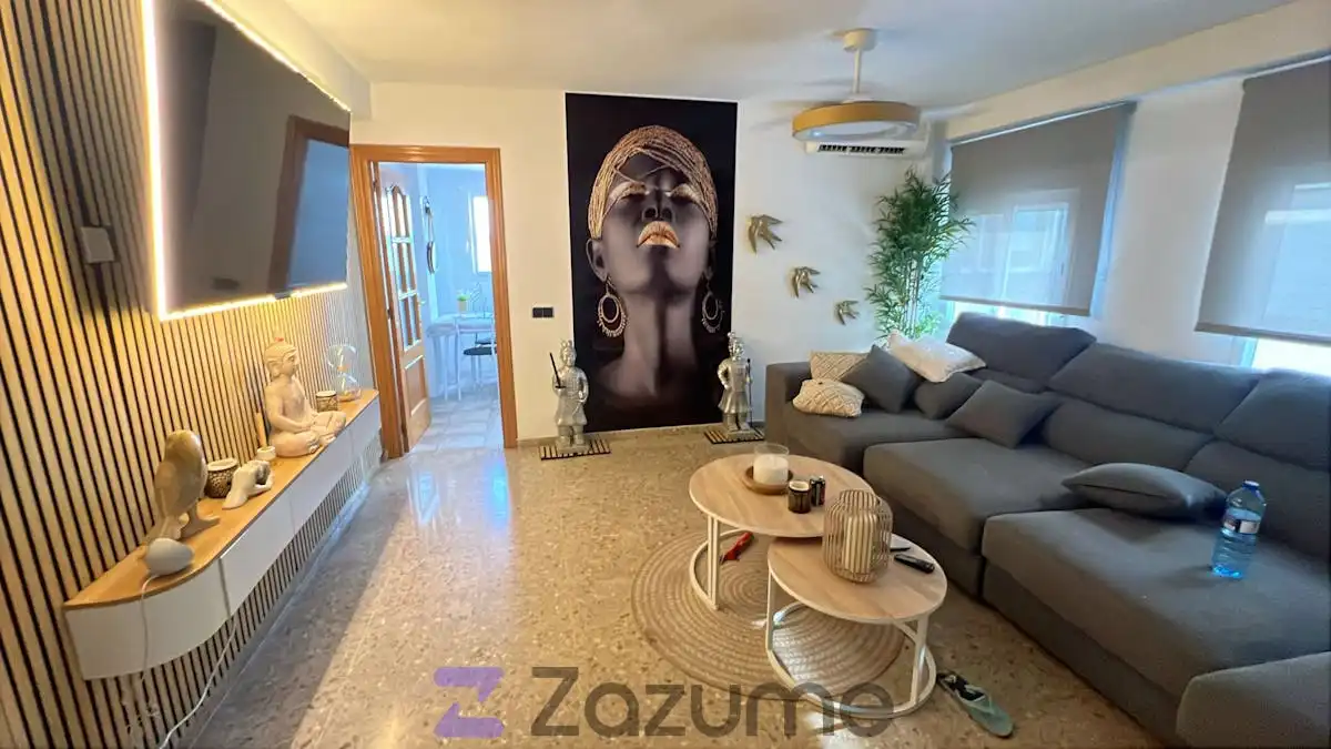 Living room of Flat for rent in Godelleta  with Air Conditioner, Heating and Terrace