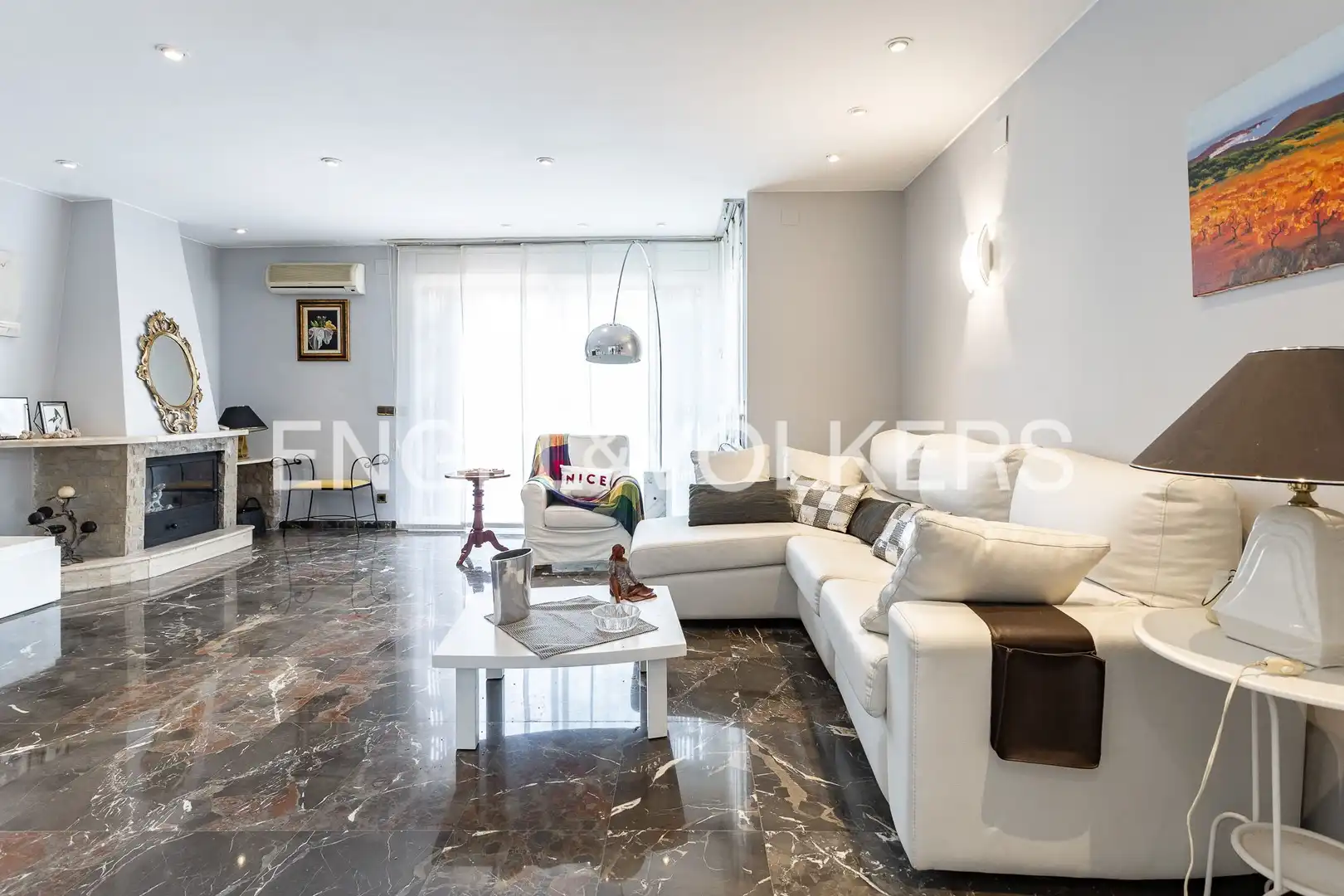 Living room of Detached homes for rent in Barberà del Vallès  with Air Conditioner, Heating and Private garden
