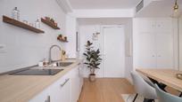 Kitchen of Flat to rent in  Madrid Capital  with Air Conditioner and Balcony