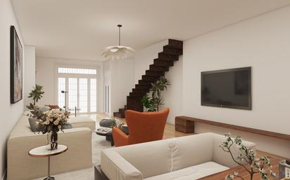 Living room of Single-family semi-detached for sale in L'Hospitalet de Llobregat
