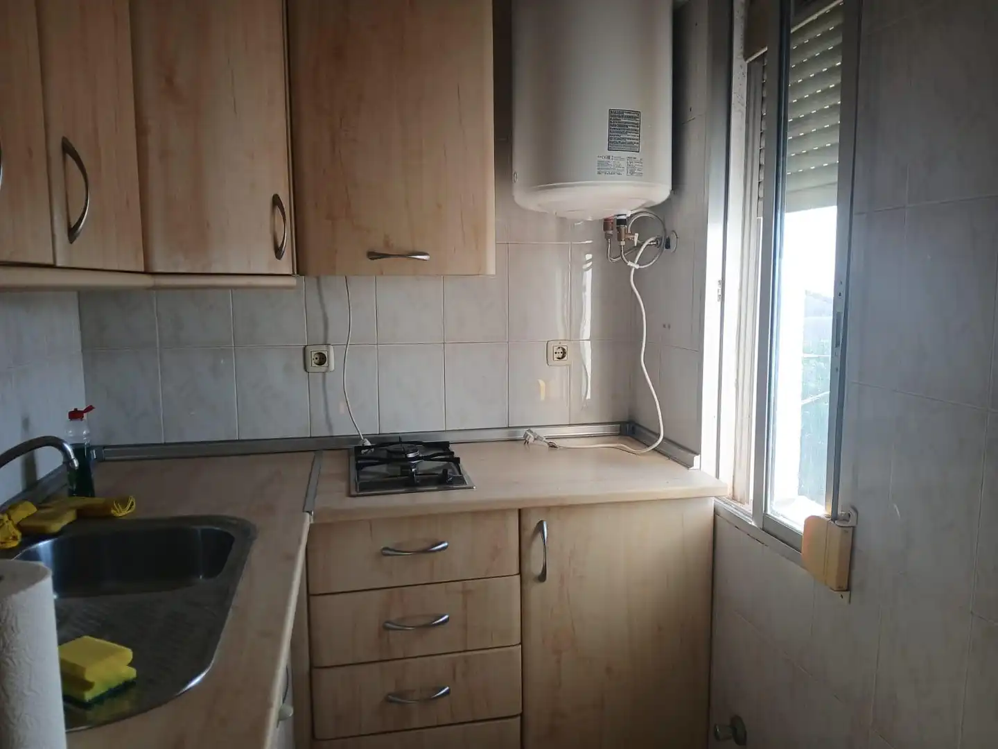 Cocina de Apartamento en venta en Cáceres con Calefacción, Terraza y Amueblado