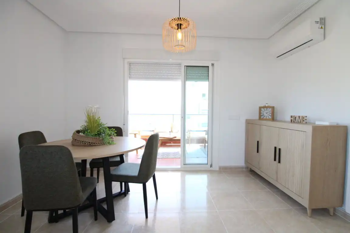 Esszimmer von Wohnung zum Verkauf in Villajoyosa / La Vila Joiosa mit Klimaanlage, Terrasse und Abstellraum