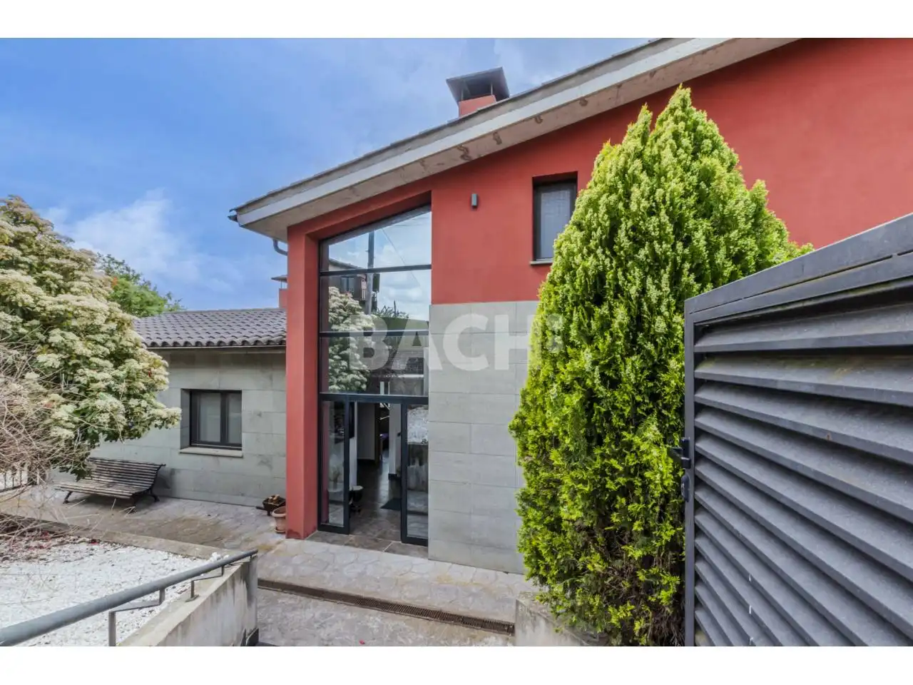 Vista exterior de Casa o chalet en venta en Gurb con Calefacción, Jardín privado y Terraza