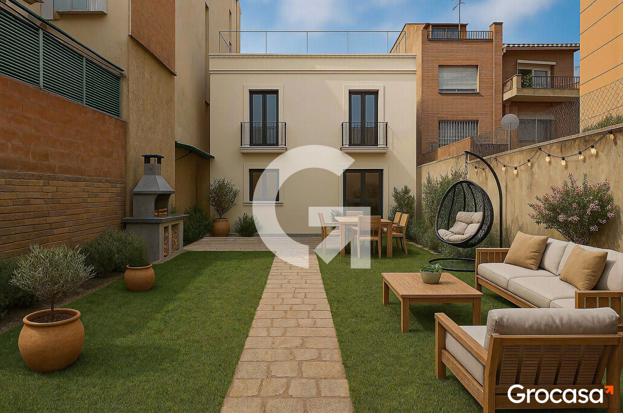 Jardí de Casa o xalet en venda en  Barcelona Capital amb Jardí privat, Terrassa i Traster