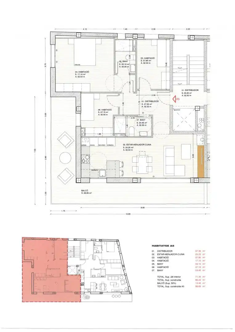 Piso en venta en La Seu d'Urgell con Calefacción y Jardín privado