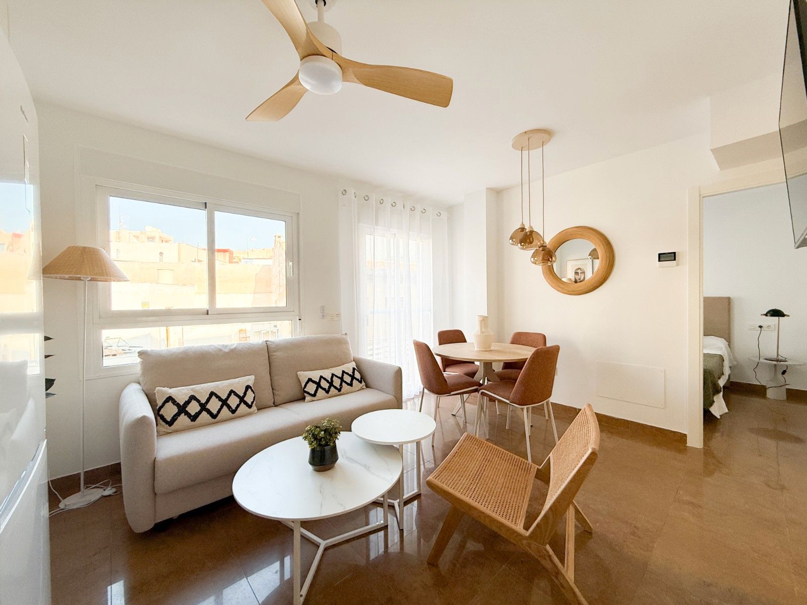 Living room of Apartment for sale in Águilas  with Air Conditioner, Heating and Furnished