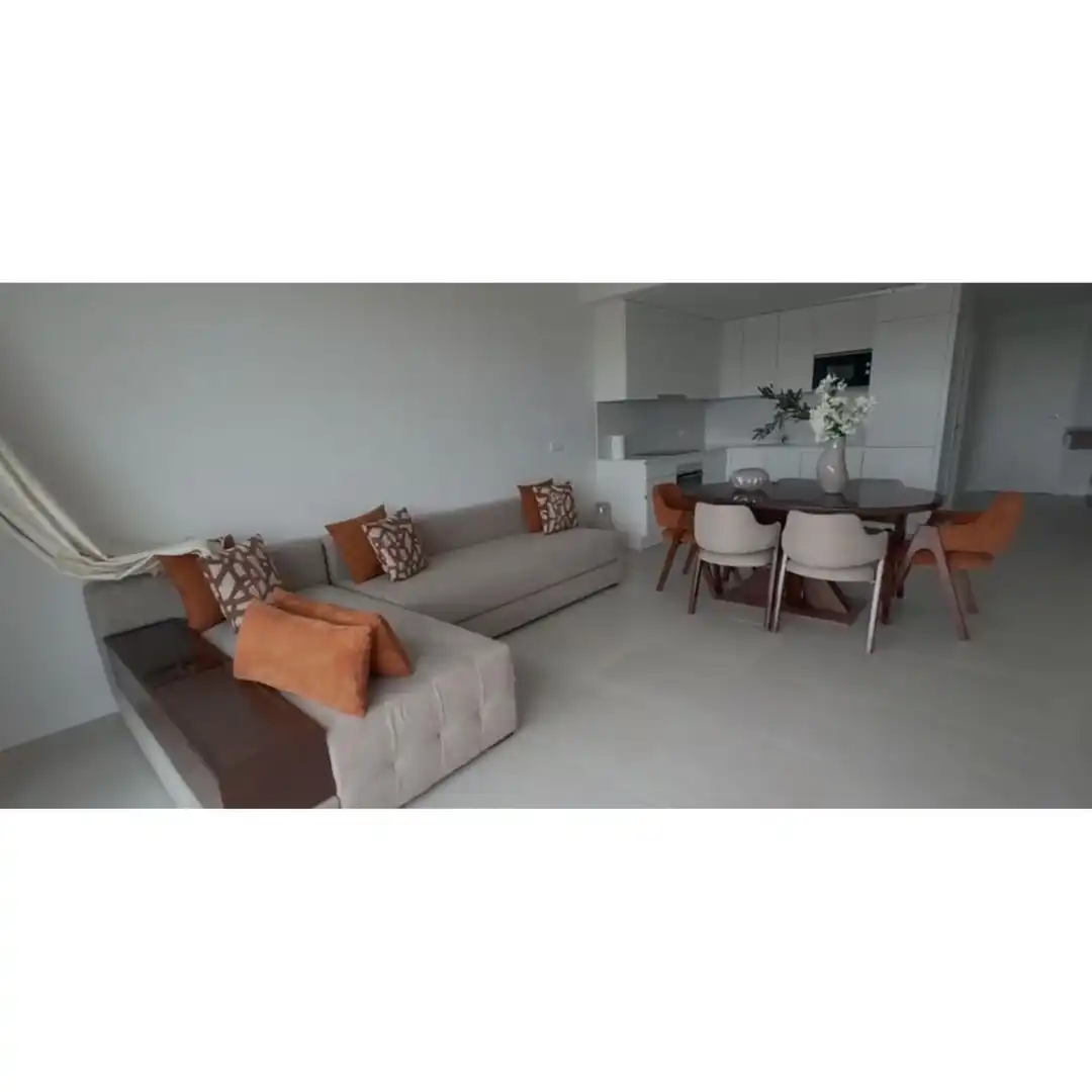 Sala de estar de Apartamento de alquiler en Mijas con Aire acondicionado y Piscina comunitaria