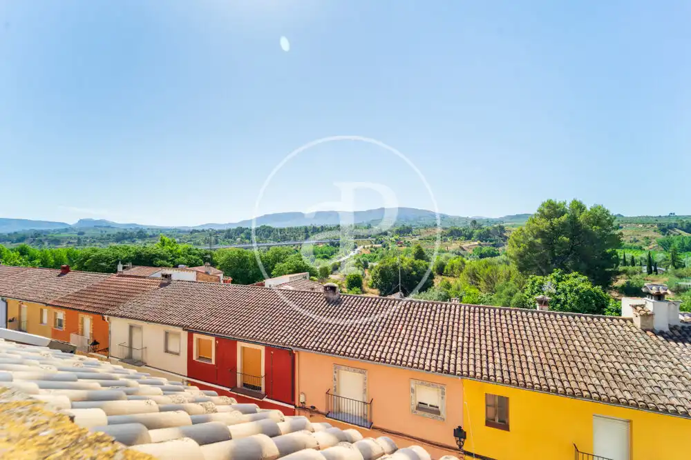 Vista exterior de Casa adosada en venda en Muro de Alcoy amb Aire condicionat, Calefacció i Jardí privat