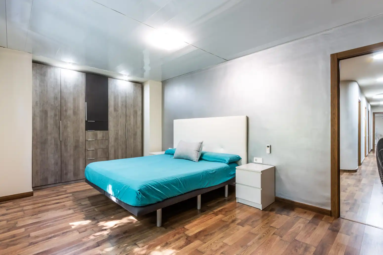 Bedroom of Flat for sale in Terrassa  with Parquet flooring, Terrace and Balcony