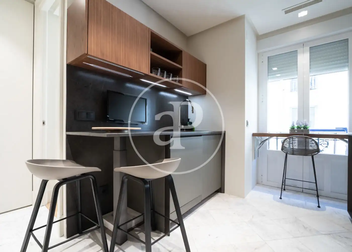 Küche von Wohnung zur Miete in Barrio de Salamanca