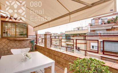 Vista exterior de Pis en venda en  Barcelona Capital amb Terrassa i Moblat