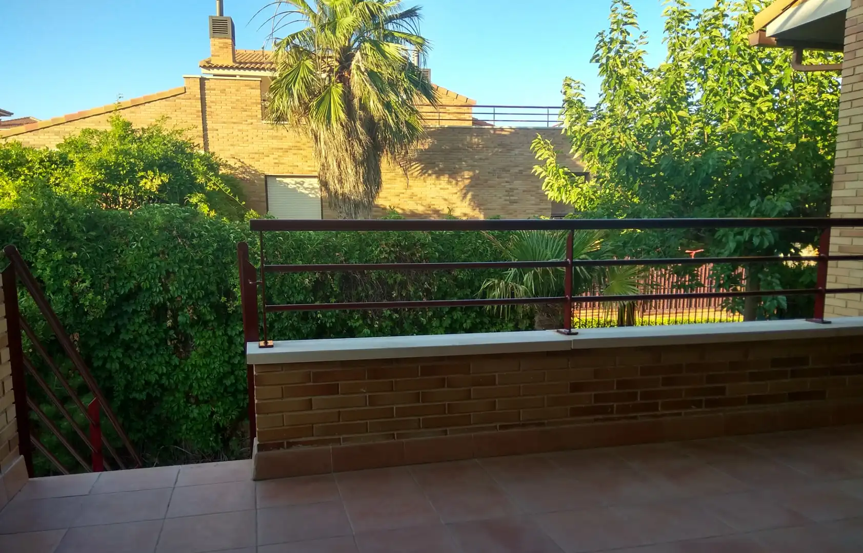 Terrace of Houses for sale in Zaragoza  with Air Conditioner, Private garden and Parquet flooring