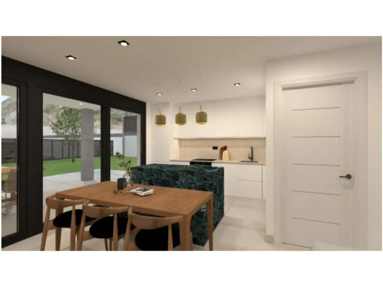 Cocina de Casa o chalet en venta en San Esteban de Litera con Aire acondicionado, Calefacción y Jardín privado