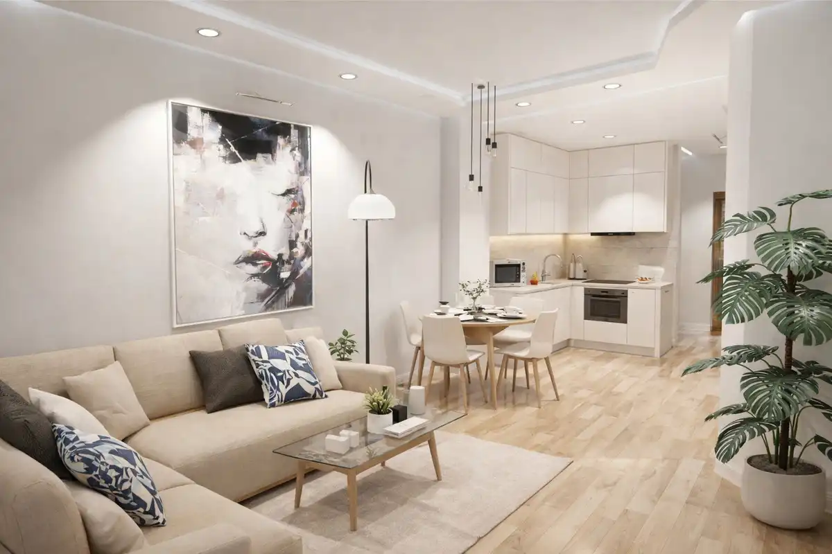 Sala d'estar de Apartament en venda en Fuengirola amb Aire condicionat, Calefacció i Terrassa