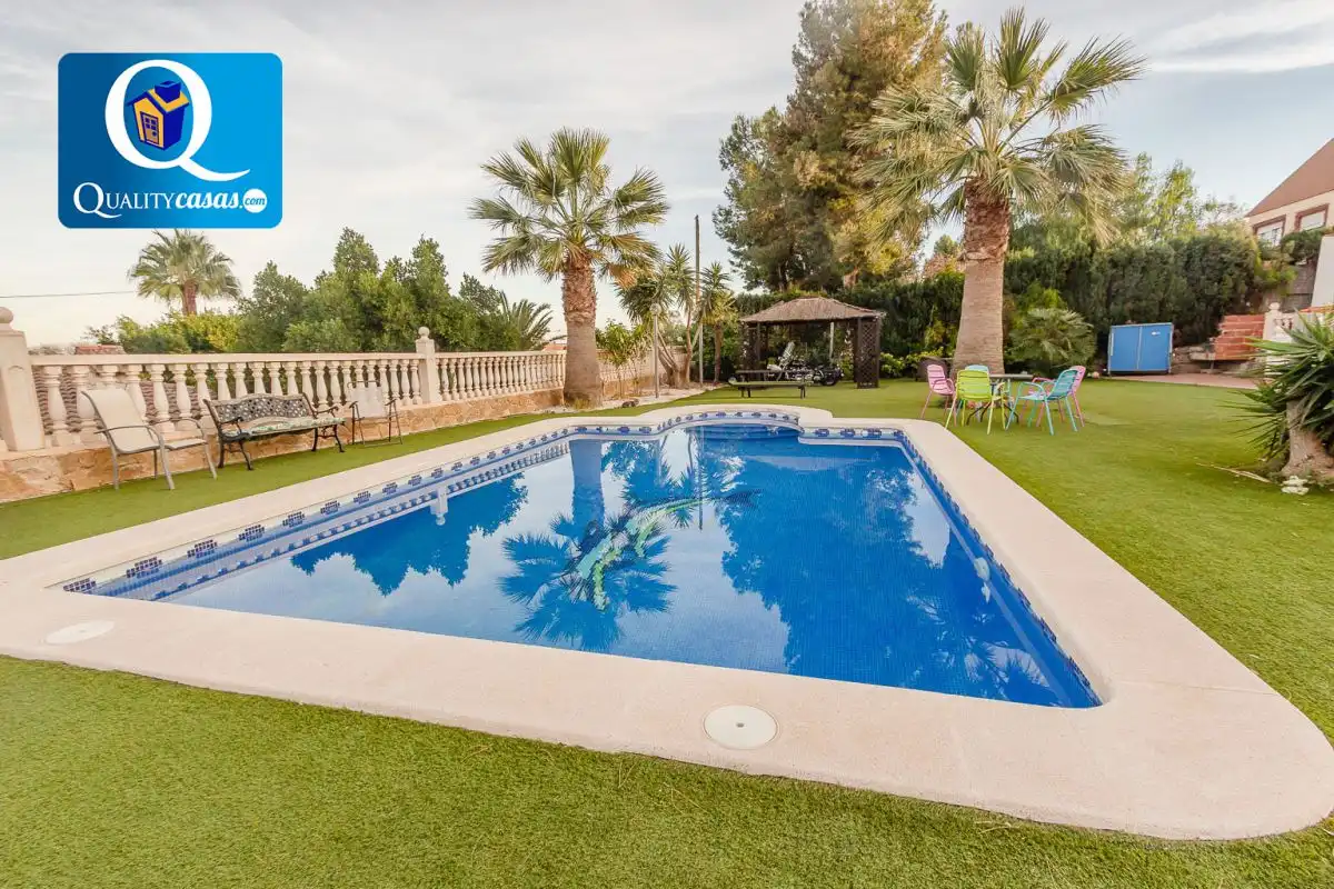 Piscina de Casa o chalet en venta en Mutxamel con Aire acondicionado, Calefacción y Terraza