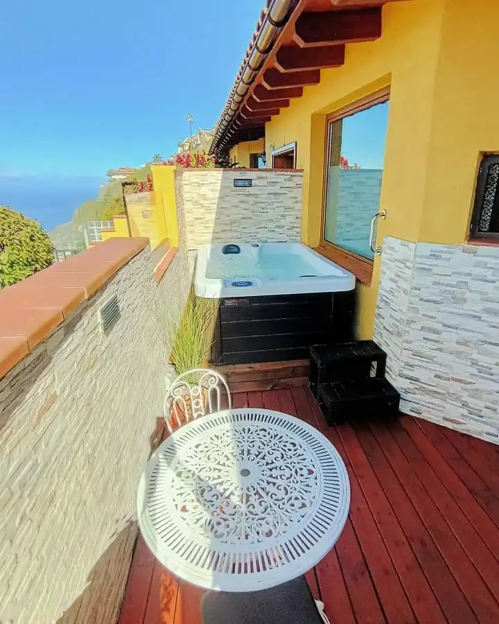 Terraza de Casa o chalet en venta en El Sauzal con Jardín privado, Terraza y Piscina