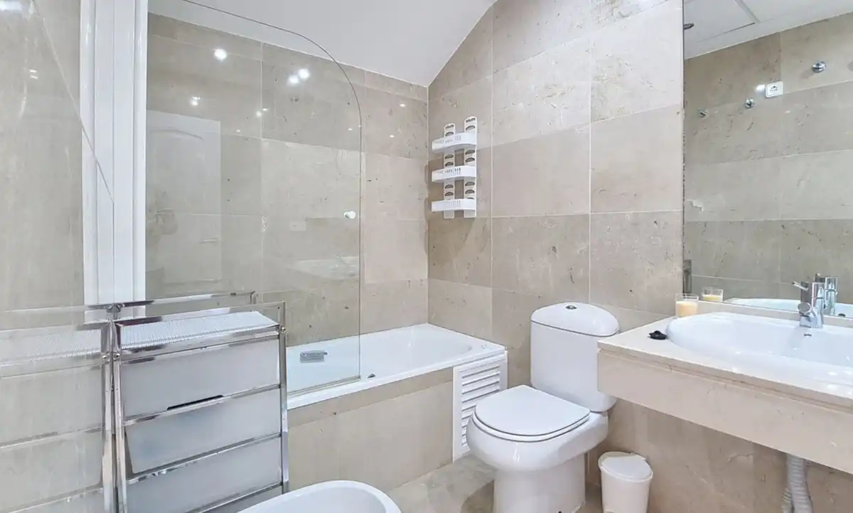 Bathroom of Duplexes for sale in Manilva  with Air Conditioner, Terrace and Community pool