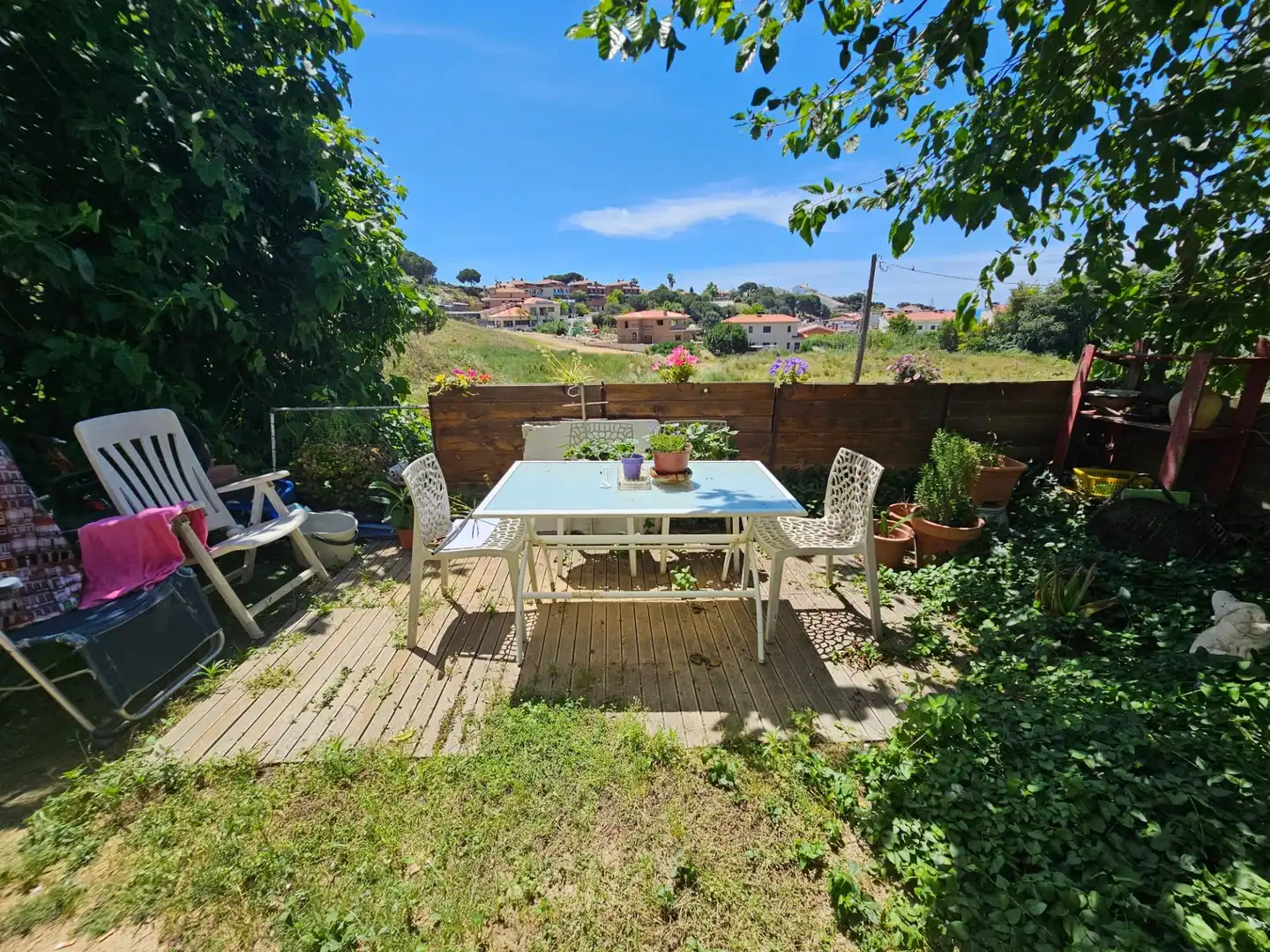 Terraza de Finca rústica en venta en Canet de Mar con Jardín privado