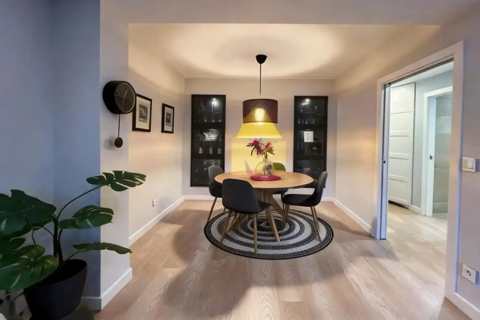 Dining room of Flat for rent in Ferrol  with Heating, Terrace and Furnished
