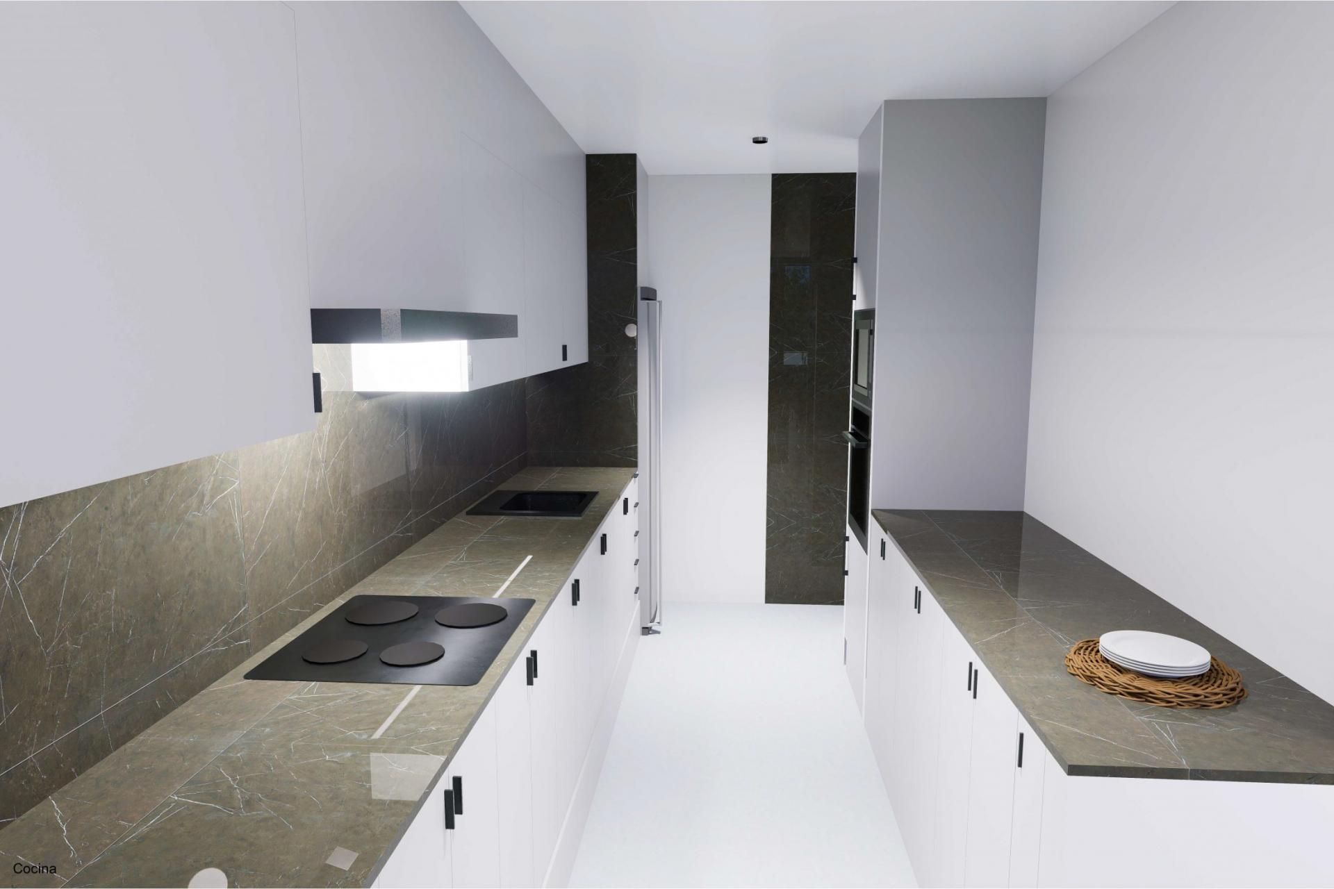 Kitchen of Single-family semi-detached for sale in San Jorge / Sant Jordi  with Air Conditioner, Heating and Private garden