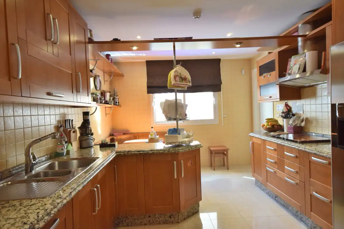 Kitchen of Apartments for rent to own in Marbella  with Air Conditioner, Private garden and Furnished
