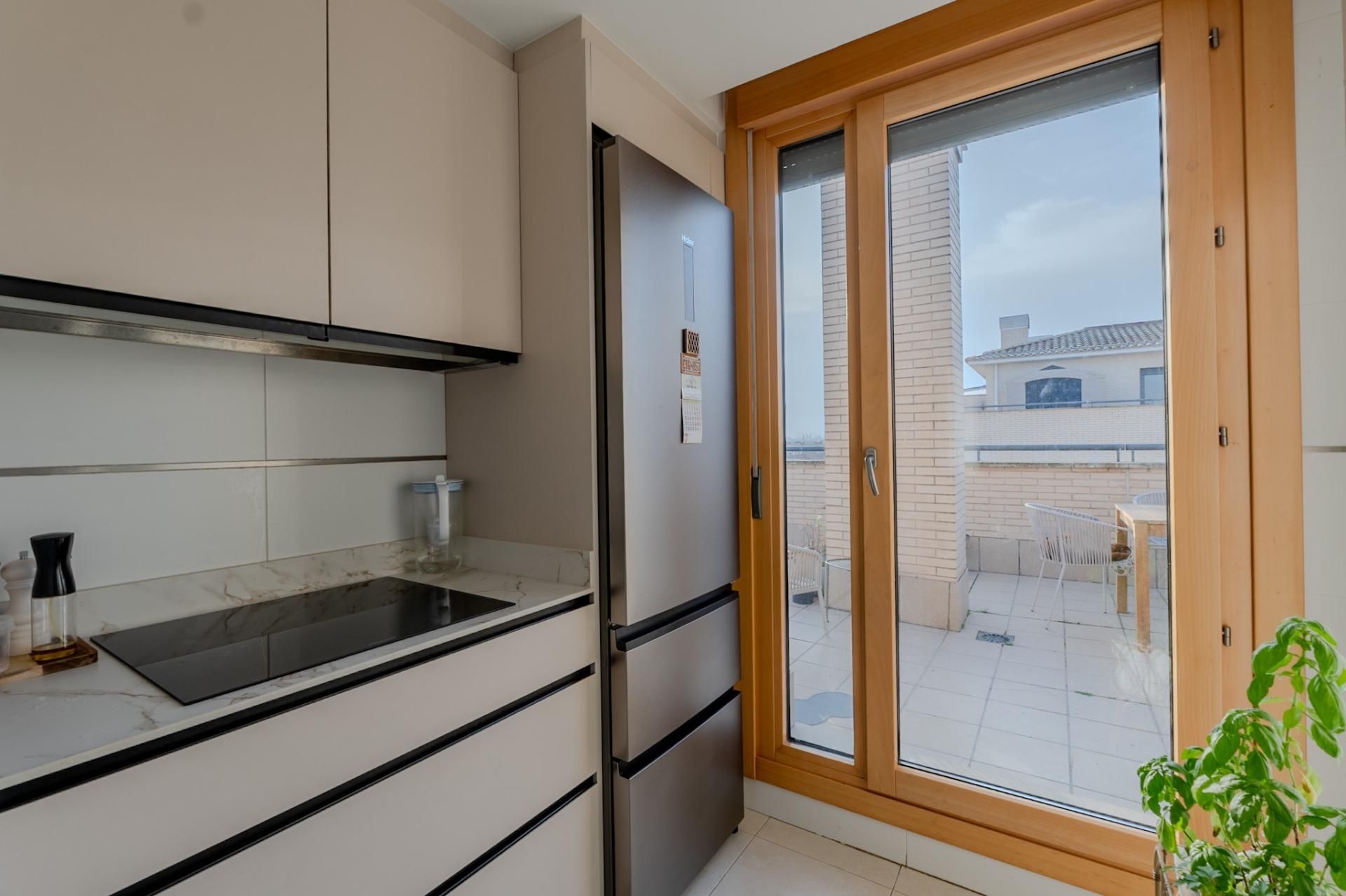 Kitchen of Attic for sale in Lardero  with Parquet flooring, Terrace and Storage room