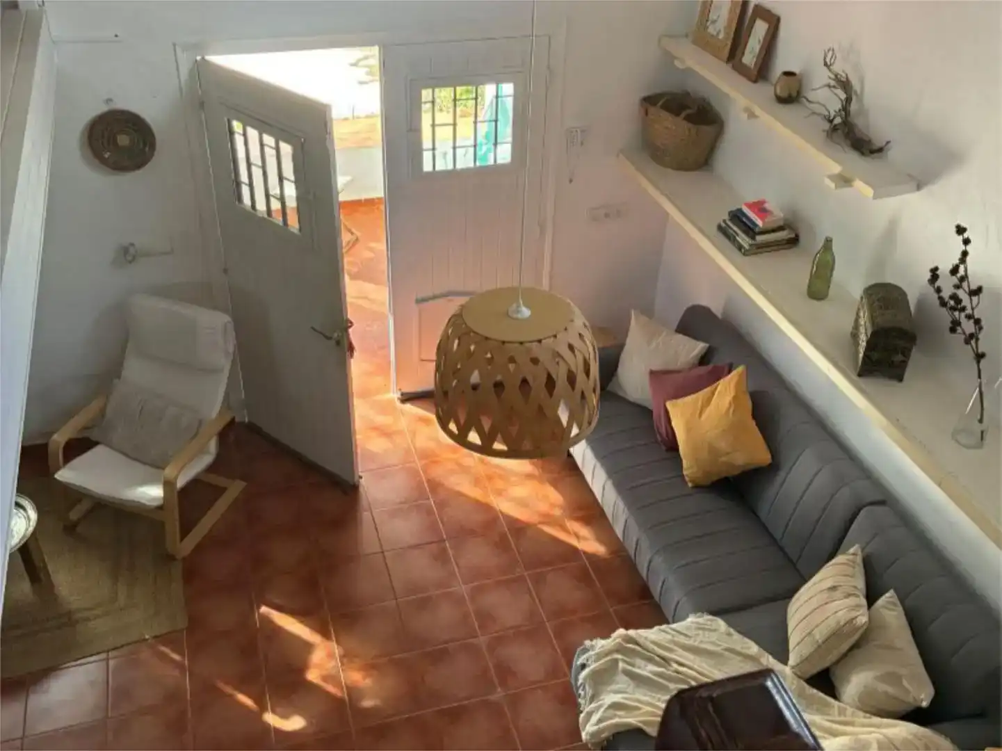 Sala de estar de Casa o chalet en venta en Formentera con Aire acondicionado, Jardín privado y Parquet
