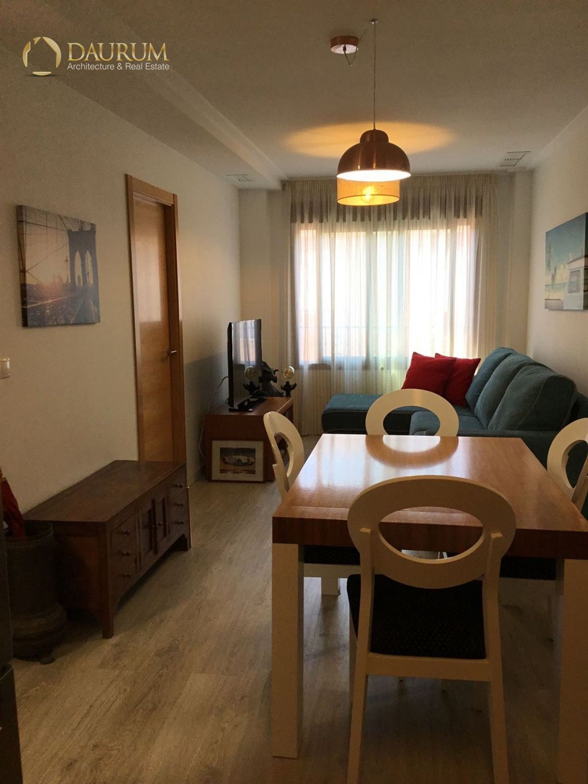 Living room of Flat for sale in Elche / Elx  with Air Conditioner, Terrace and Furnished
