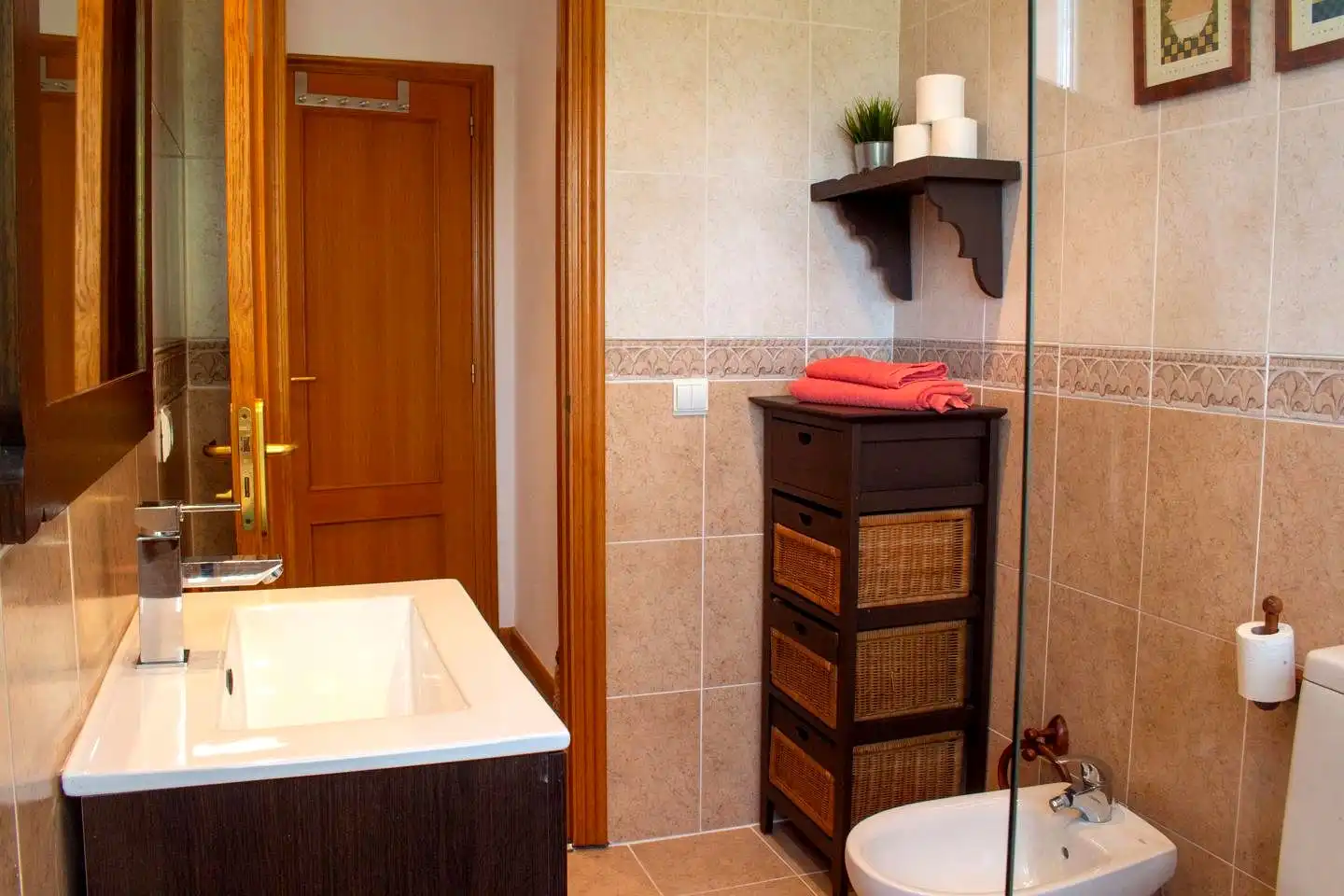 Bany de Apartament de lloguer en Valencia amb Aire condicionat, Moblat i Balcó
