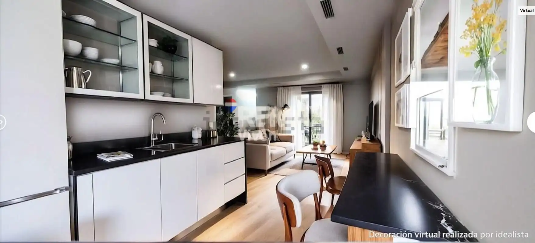 Sala d'estar de Planta baixa en venda en Vilanova i la Geltrú amb Aire condicionat, Parquet i Terrassa
