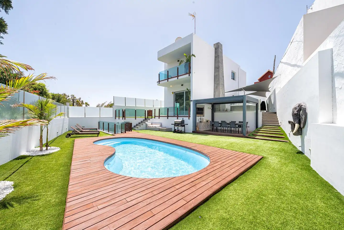 Piscina de Casa o chalet en venta en Telde