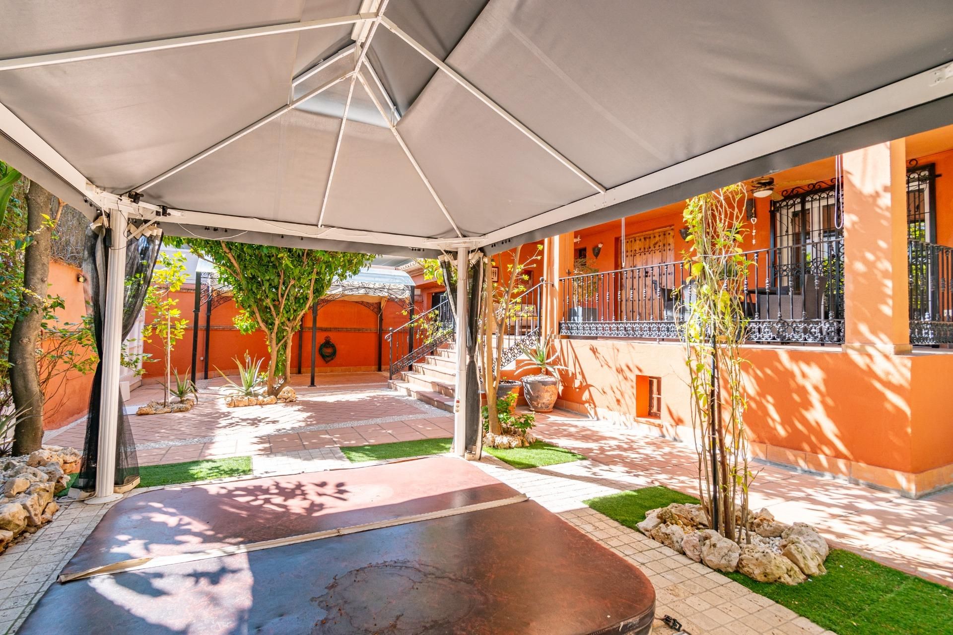 Terrace of Single-family semi-detached for sale in Las Gabias  with Air Conditioner, Heating and Private garden