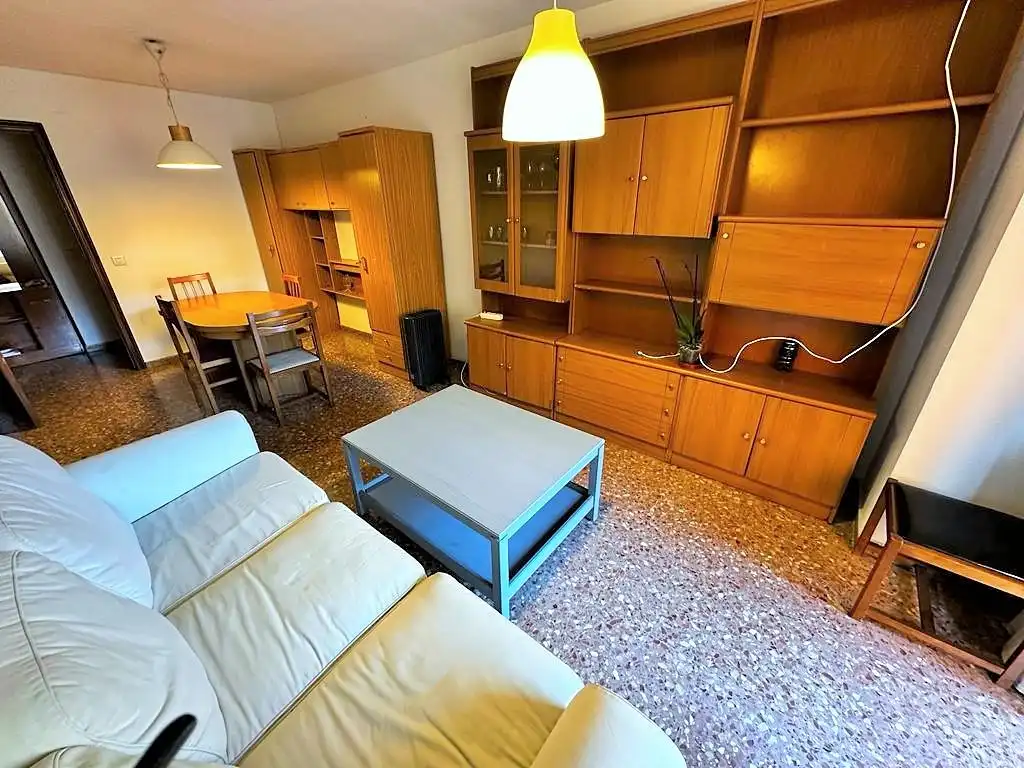 Sala de estar de Piso de alquiler en Valencia con Terraza, Amueblado y Balcón