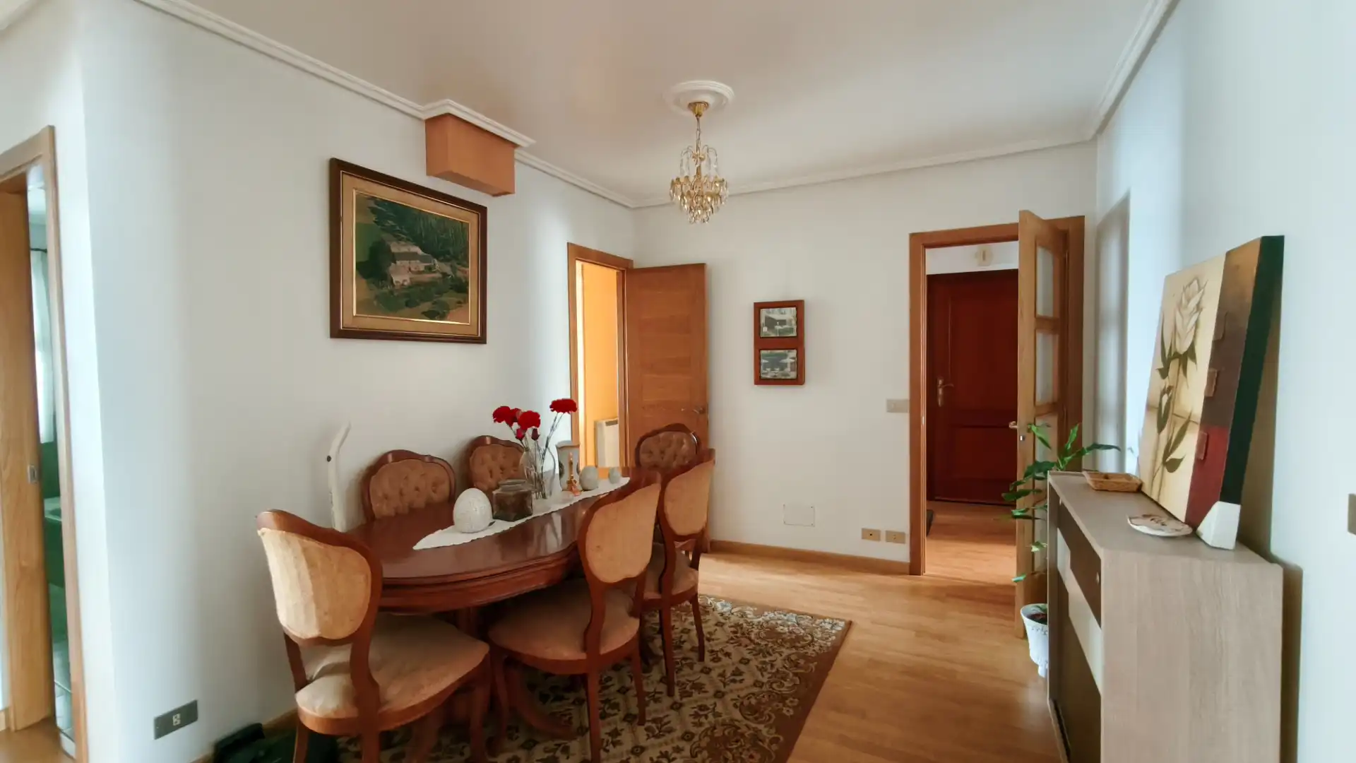 Dining room of Flat for sale in Narón  with Heating, Terrace and Storage room