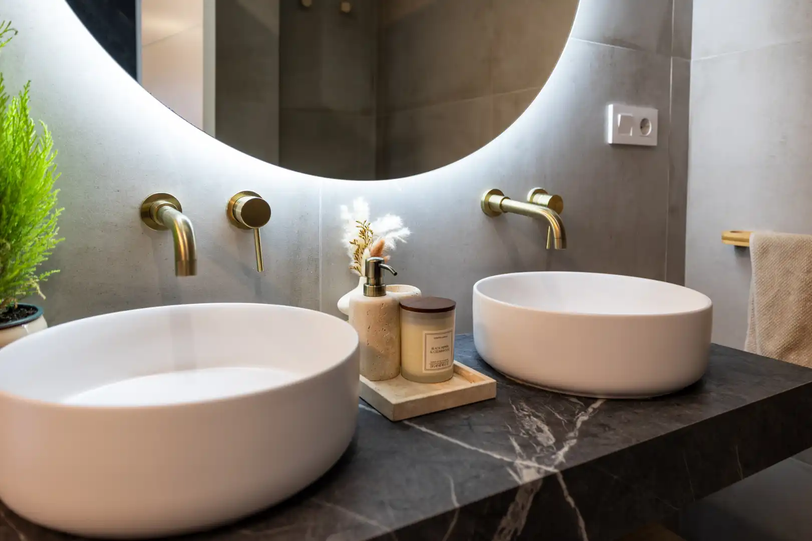 Badezimmer von Dachboden zum Verkauf in Las Palmas de Gran Canaria mit Klimaanlage, Terrasse und Möbliert
