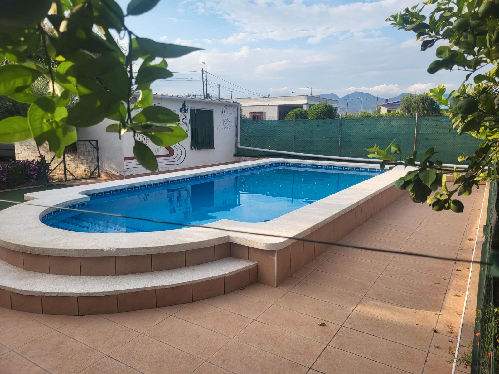 Piscina de Casa o xalet en venda en Castellón de la Plana / Castelló de la Plana amb Jardí privat, Terrassa i Traster