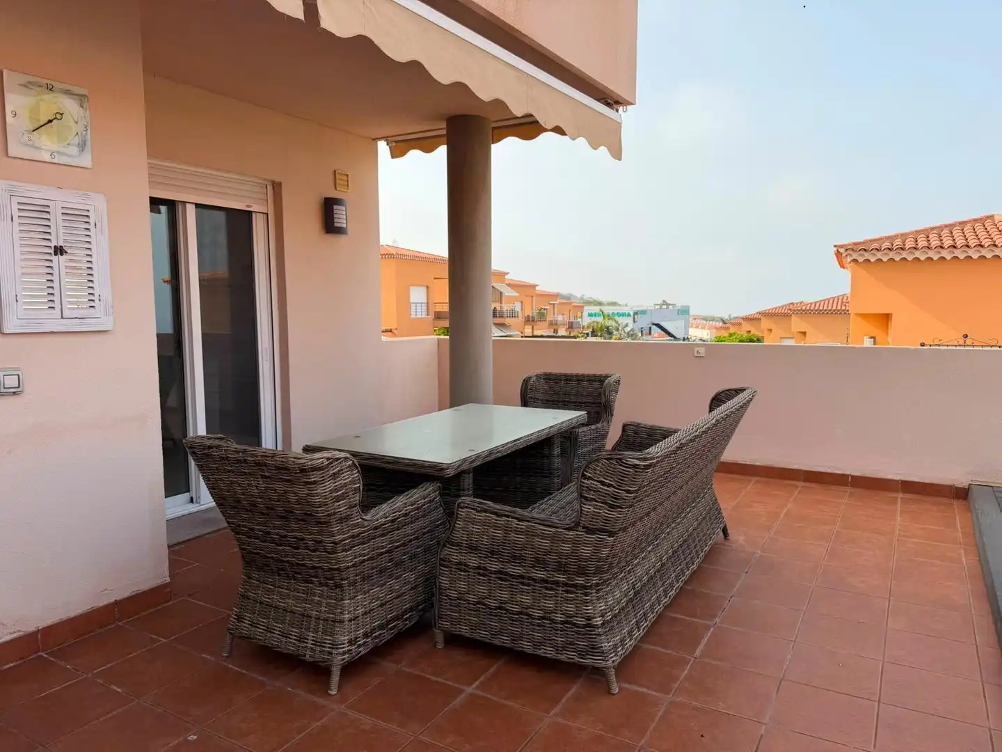 Terraza de Casa adosada en venta en Santiago del Teide con Terraza, Amueblado y Piscina comunitaria