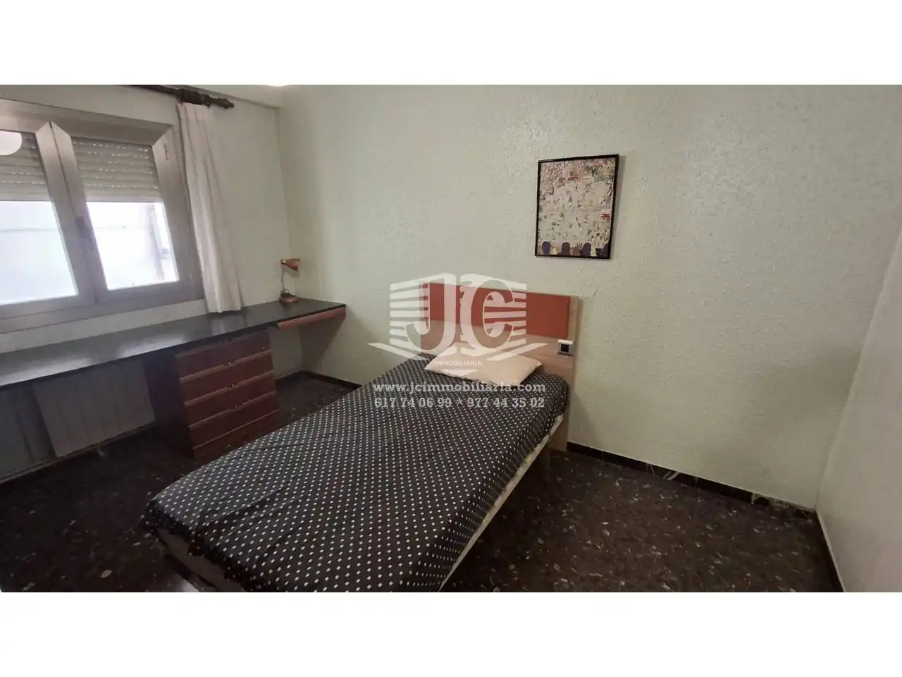 Bedroom of Flat for rent in Tortosa  with Heating, Furnished and Balcony