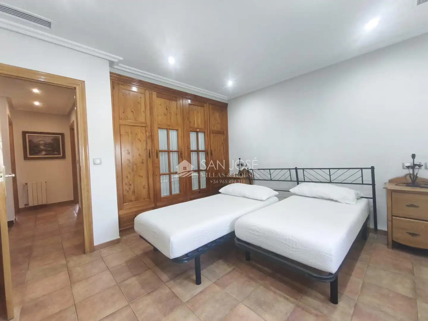 Bedroom of Houses for rent in Aspe  with Air Conditioner, Heating and Terrace
