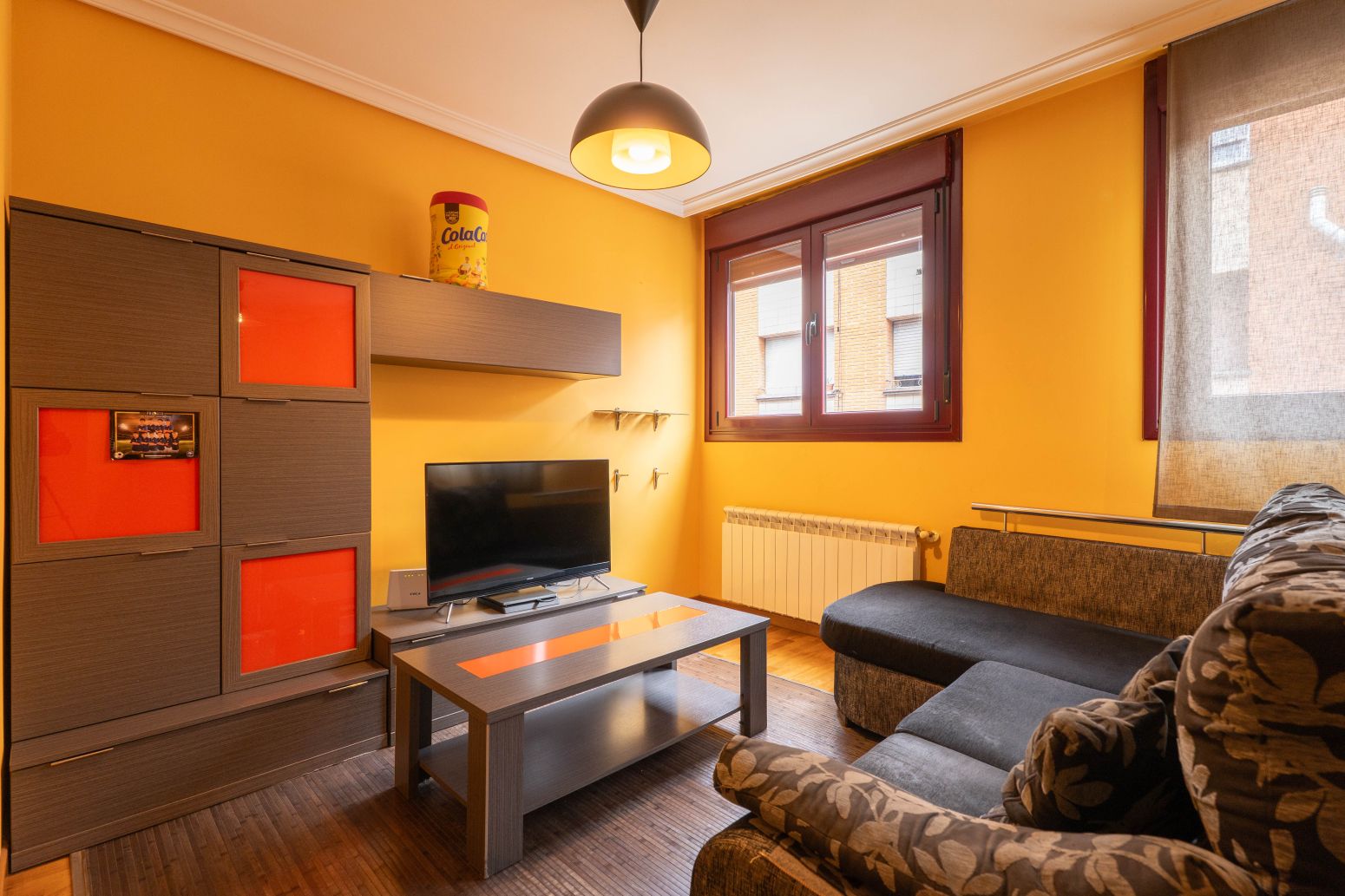 Living room of Flat for sale in Gijón   with Heating and Parquet flooring