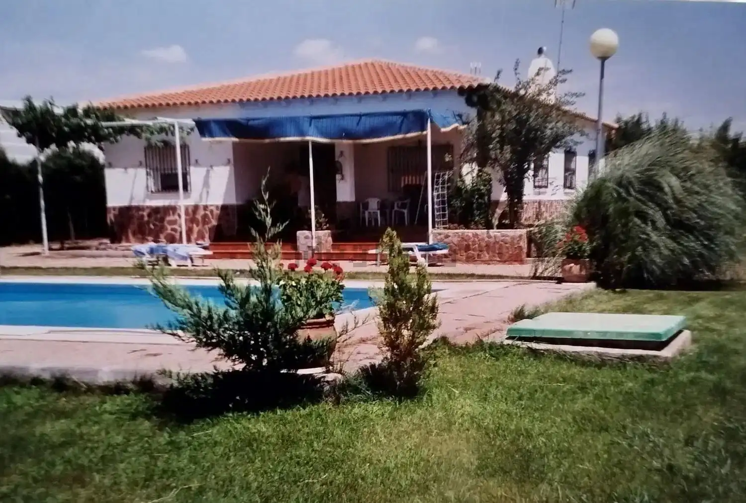 Piscina de Casa o xalet en venda en Villar del Pozo amb Aire condicionat, Jardí privat i Piscina