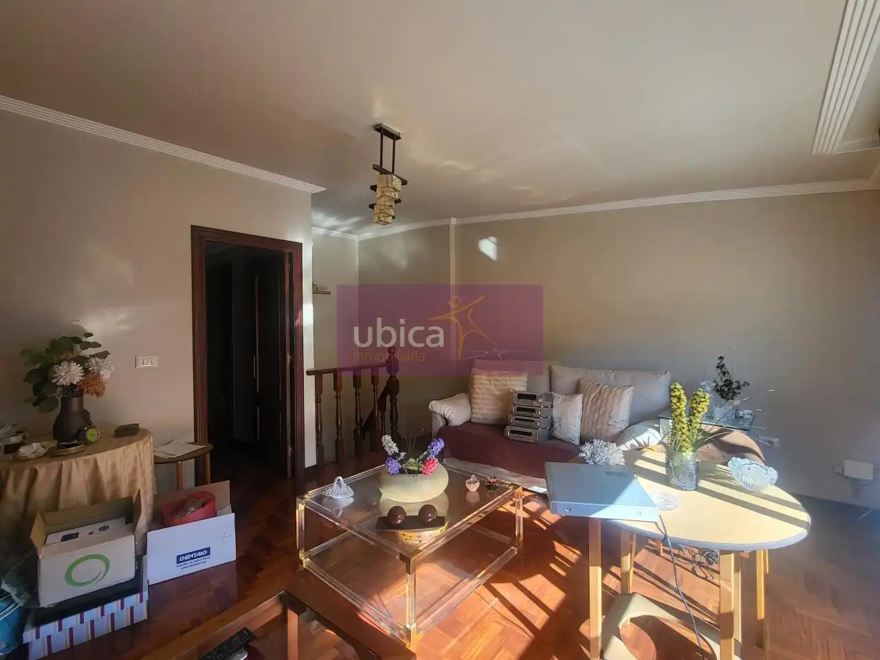 Living room of Detached homes for sale in Vigo   with Parquet flooring and Terrace
