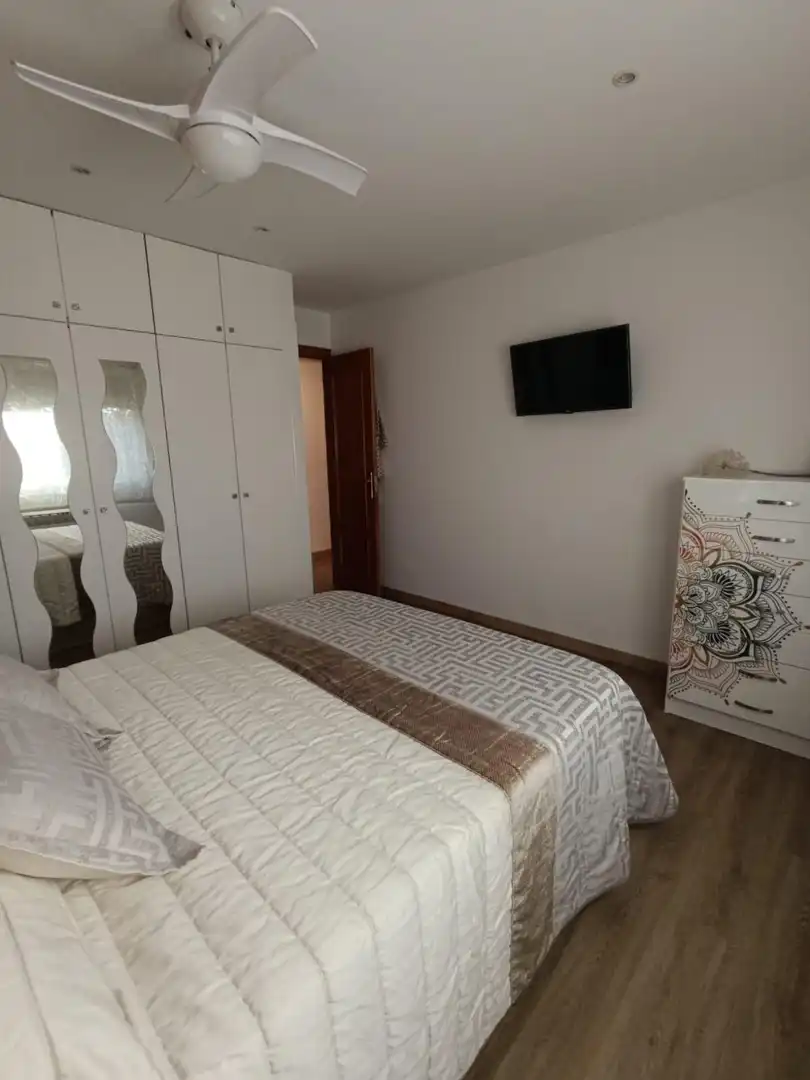 Schlafzimmer von Wohnung zur Miete in Parets del Vallès mit Heizung, Parkett und Terrasse