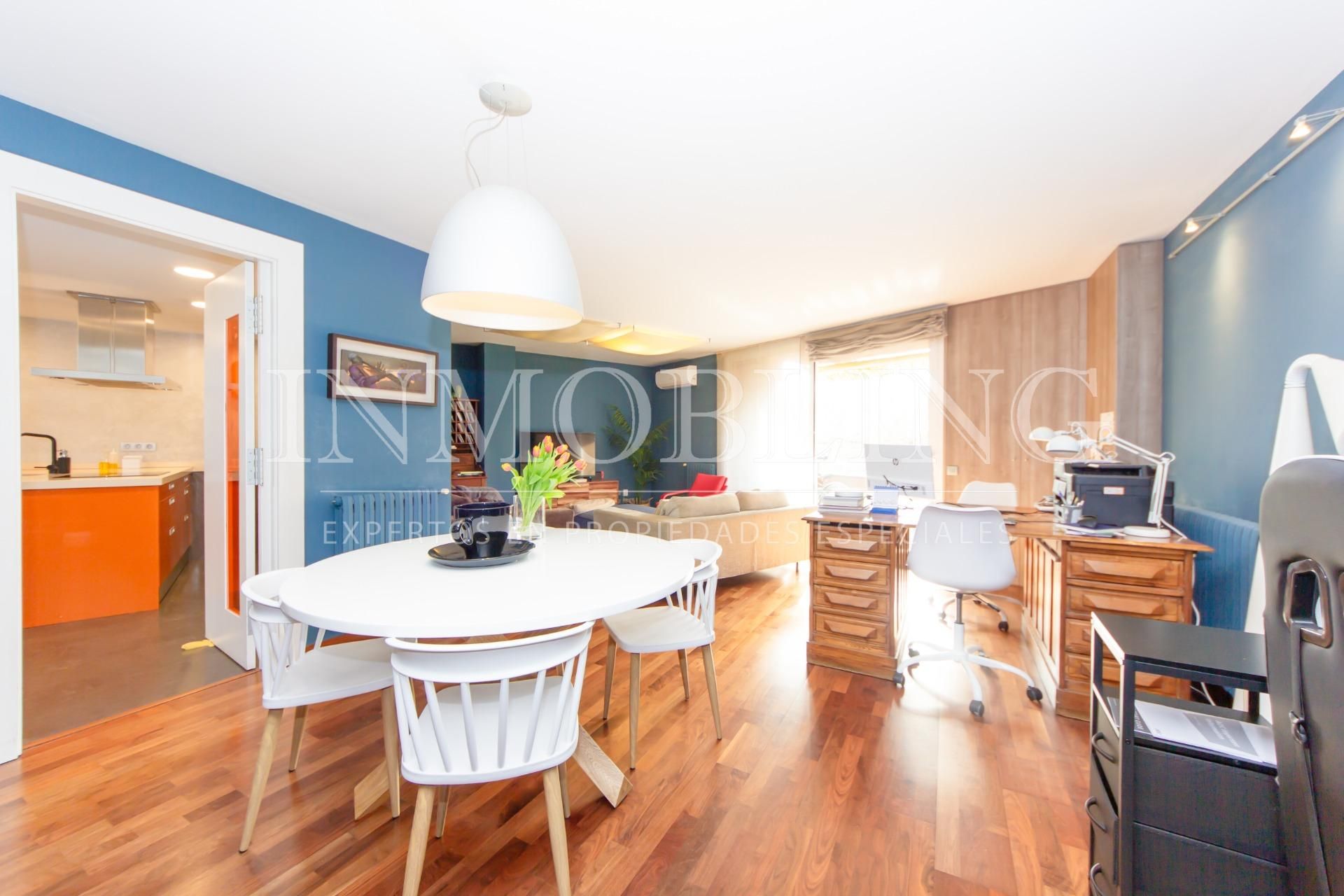 Esszimmer von Wohnung zum Verkauf in Mataró mit Klimaanlage, Heizung und Parkett