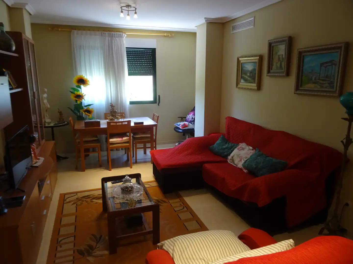 Sala de estar de Piso en venta en Algemesí con Trastero, Amueblado y Horno