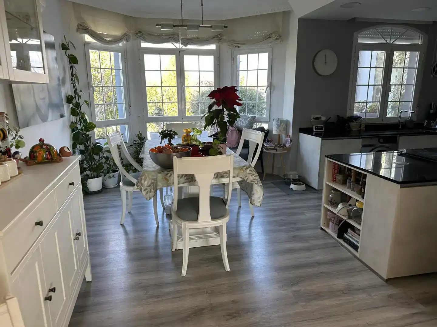 Comedor de Casa o chalet en venta en Huércanos con Aire acondicionado, Jardín privado y Parquet