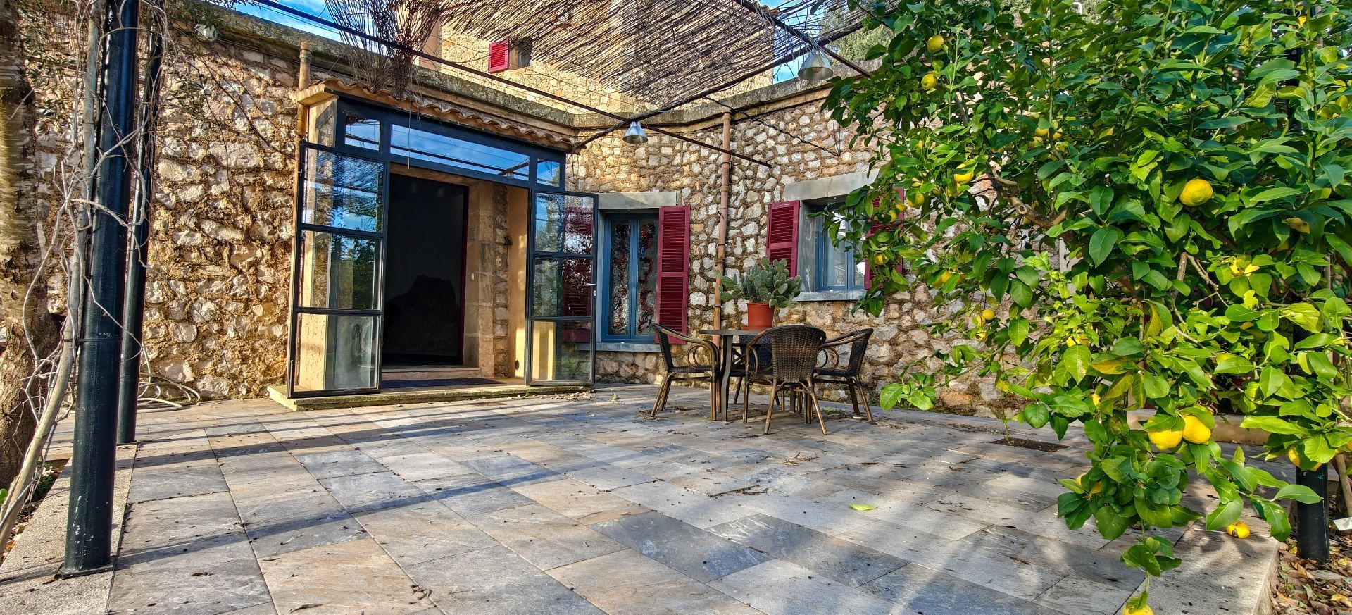 Terrace of Country house to rent in Sant Llorenç des Cardassar  with Air Conditioner, Heating and Private garden