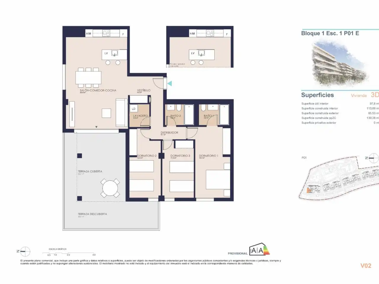 Appartement compact avec piscine à vendre à El Verger, imagen 14